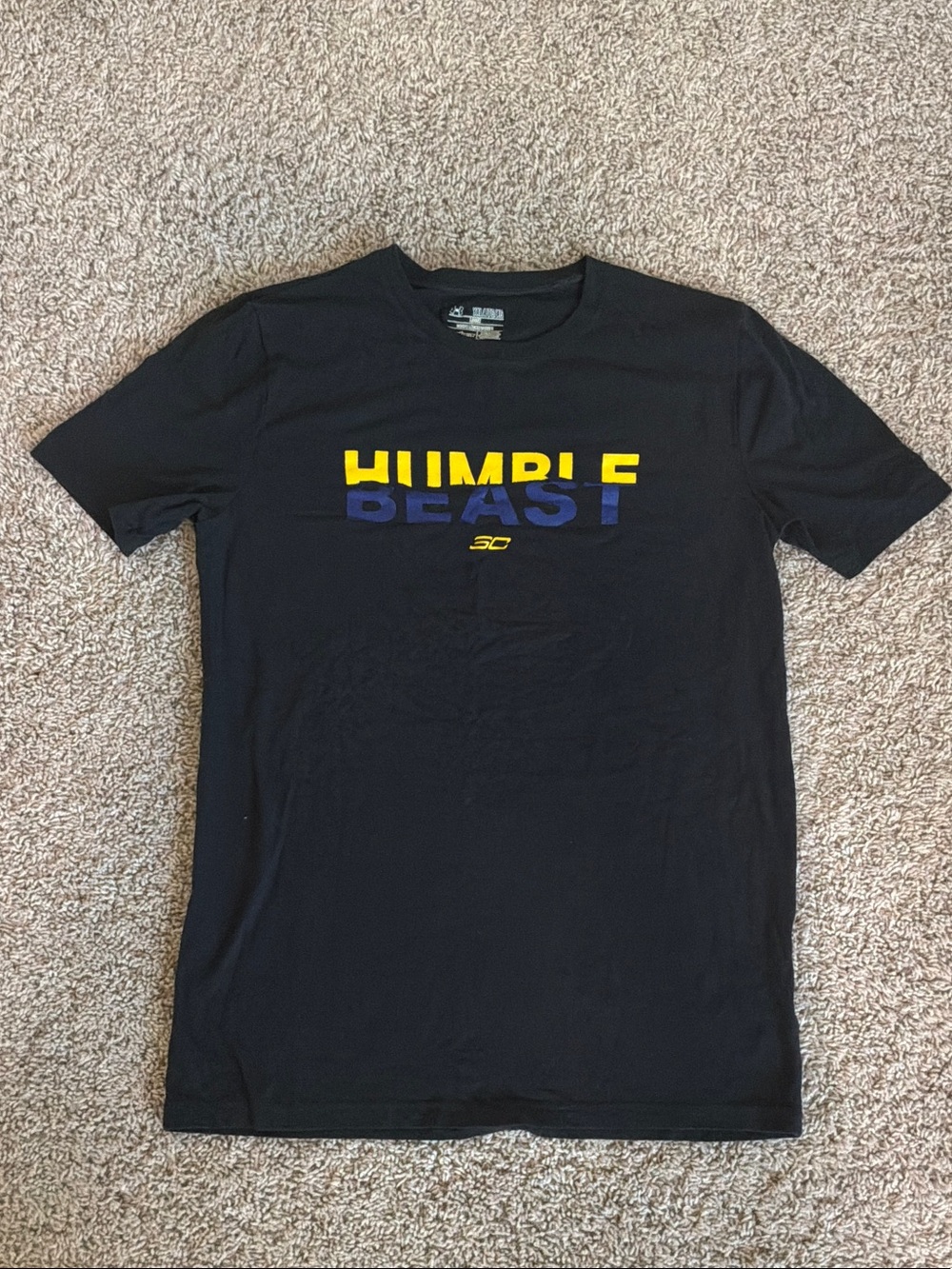 Under Armour Black Short-Sleeve 'Humble Beast' Graphic Tee